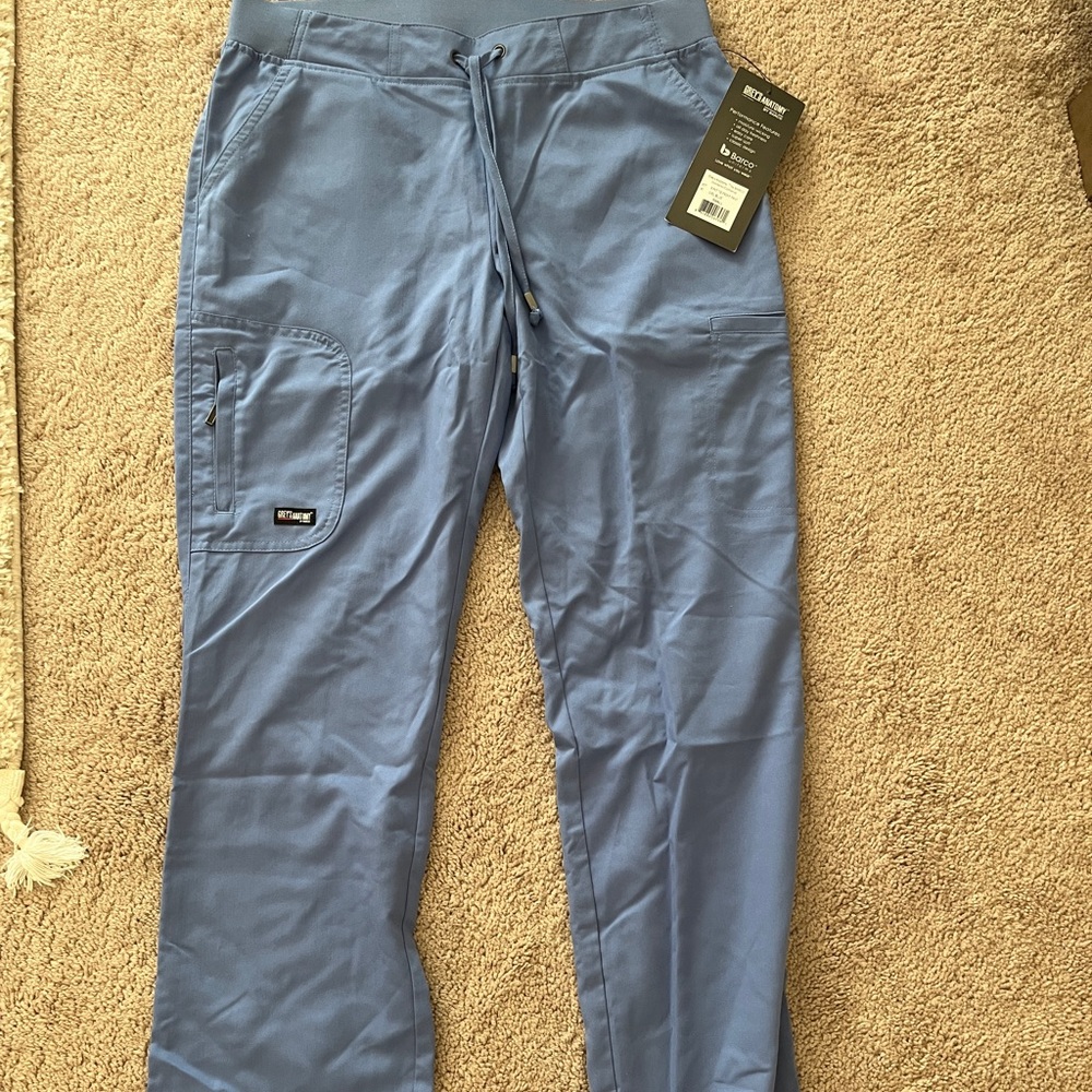 NWT Greys Anatomy Ceil Blue Scrub pants